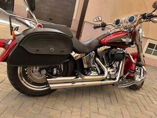 2013 Harley-Davidson Fat Boy, красный, 1390000 рублей, вид 2