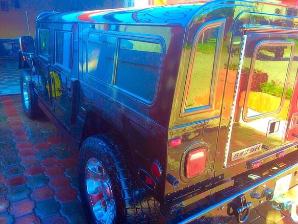 1995 Hummer H1, чёрный - вид 5