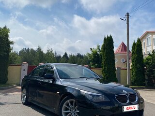 2008 BMW 5 серии 530d V (E60/E61) Рестайлинг, чёрный, 1000000 рублей, вид 3