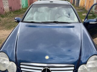 2002 Mercedes-Benz C-Класс 230 II (W203), синий, 600000 рублей, вид 2