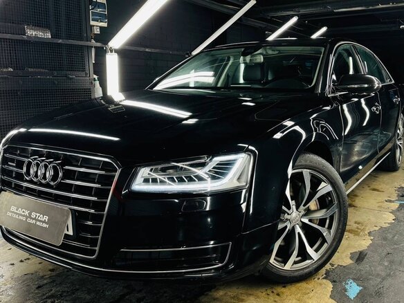 2014 Audi A8 Long III (D4) Рестайлинг, чёрный, 2562434 рублей - вид 11