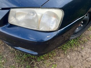 2006 Hyundai Accent ТагАЗ II, синий, 370000 рублей, вид 5