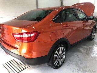 2018 Lada (ВАЗ) Vesta Cross I, оранжевый, 970000 рублей, вид 3
