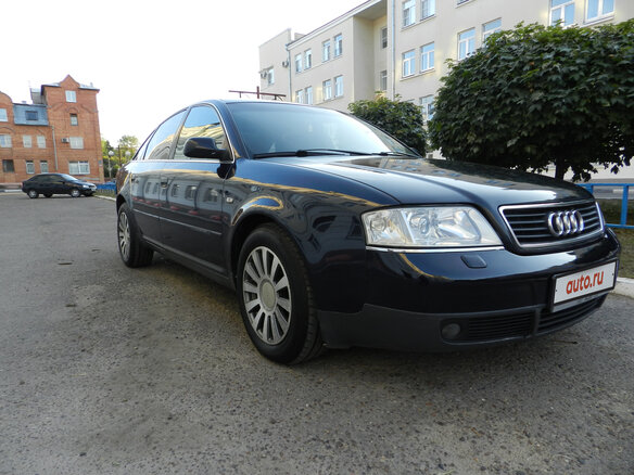 2001 Audi A6 II (C5) Рестайлинг, синий - вид 4