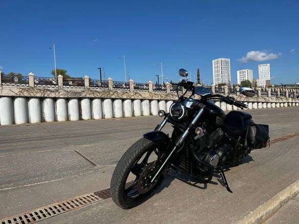 2014 Yamaha XVS1300, чёрный, 1065000 рублей - вид 7