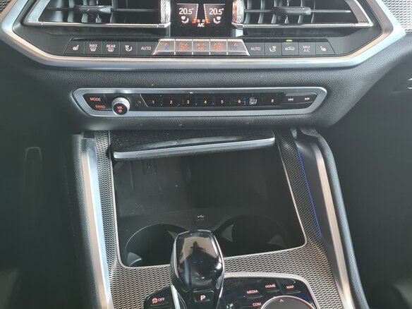 2019 BMW X6 M50i III (G06), синий, 6500000 рублей - вид 10