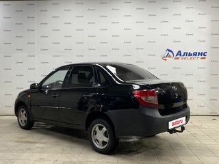 2013 Lada (ВАЗ) Granta I, чёрный, 350000 рублей, вид 5