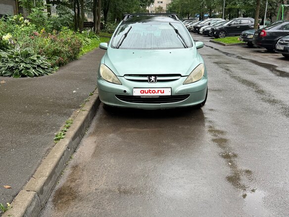 2003 Peugeot 307 5-speed I, зелёный, 150000 рублей - вид 1