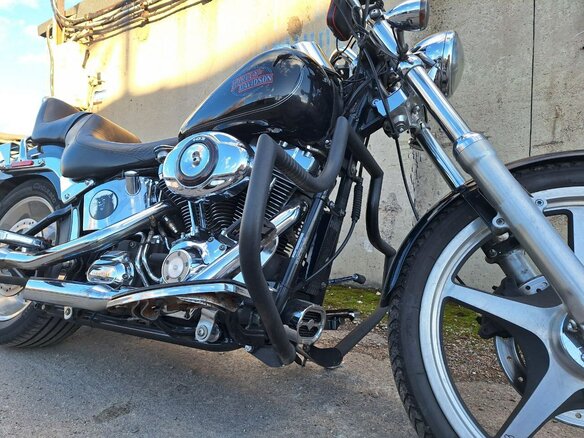 2009 Harley-Davidson Softail Custom, чёрный, 1200000 рублей - вид 7