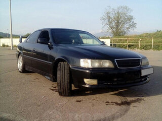 1998 Toyota Chaser VI (X100), чёрный, 1450000 рублей, вид 1
