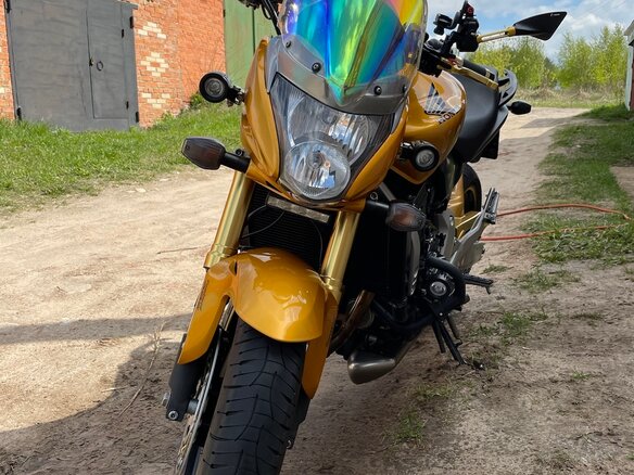 2008 Honda CB 600F Hornet, золотистый, 550000 рублей - вид 1