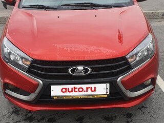 2019 Lada (ВАЗ) Vesta SW I, красный, 729000 рублей, вид 1