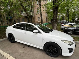 2011 Mazda 6 II (GH) Рестайлинг, белый, 1100000 рублей, вид 3