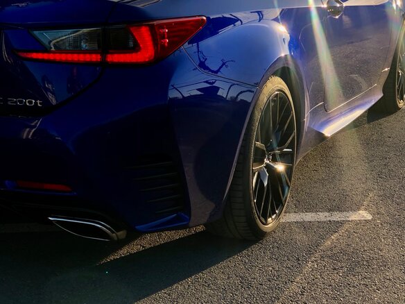2015 Lexus RC 200t I, синий, 3100000 рублей - вид 8
