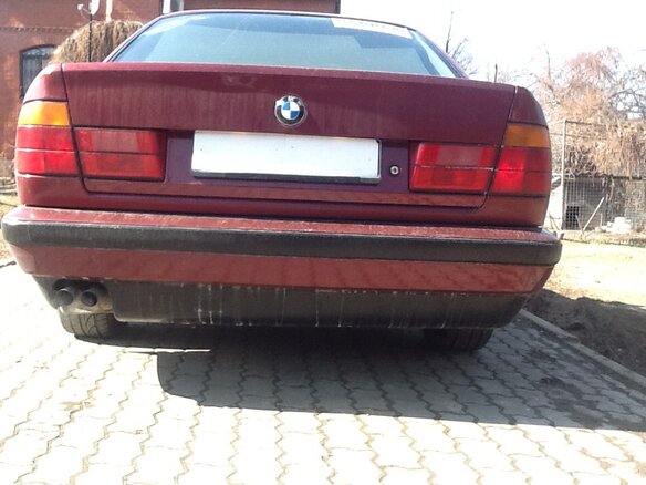 1995 BMW 5 серии 525i III (E34), пурпурный - вид 11