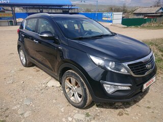 2013 Kia Sportage III, чёрный, 1399000 рублей, вид 2
