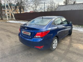 2016 Hyundai Solaris I Рестайлинг, синий, 740000 рублей, вид 3