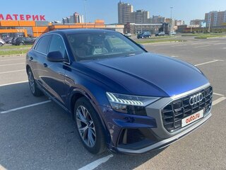 2022 Audi Q8 55 TFSI I (4M), синий, 7767404 рублей, вид 2