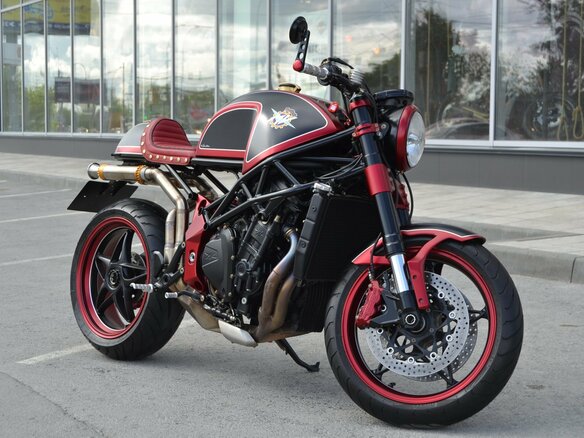2011 MV Agusta Brutale 920, пурпурный - вид 14