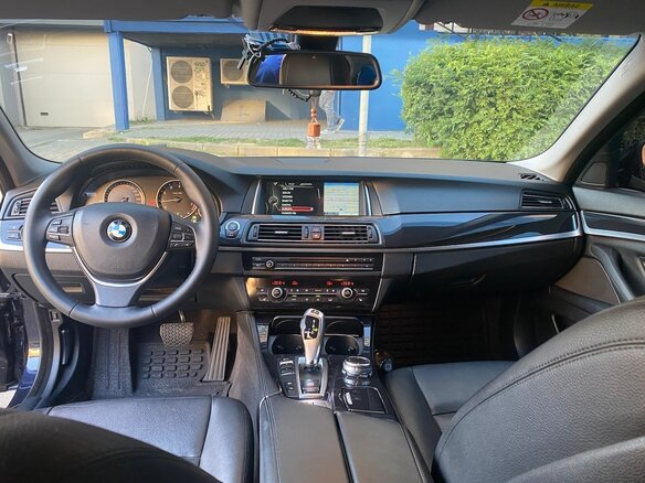 2013 BMW 5 серии 528i xDrive VI (F10/F11/F07) Рестайлинг, синий, 2200000 рублей - вид 6