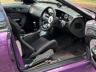 1997 Nissan Silvia VI (S14), фиолетовый, 1600000 рублей, вид 5