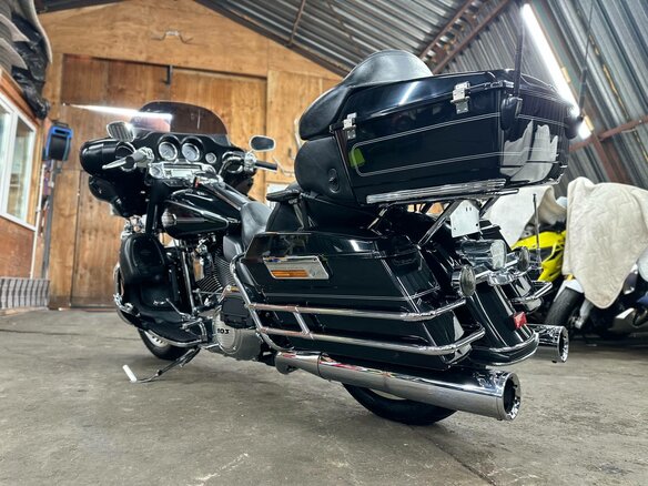 2012 Harley-Davidson Electra Glide, чёрный, 1130000 рублей - вид 6