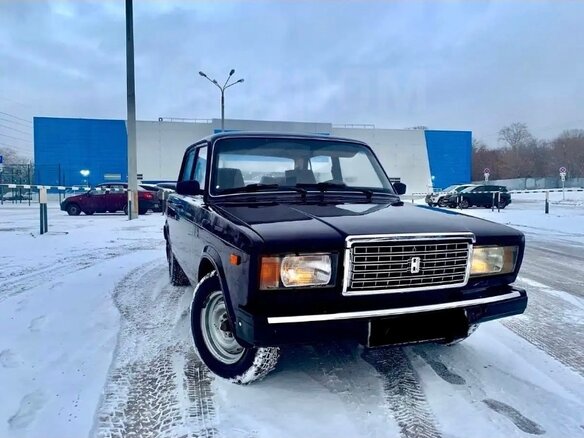 1997 Lada (ВАЗ) 2107, фиолетовый, 90000 рублей - вид 1