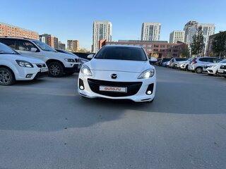 2012 Mazda 3 II (BL) Рестайлинг, белый, 1355000 рублей, вид 4