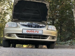 2005 Hyundai Accent ТагАЗ II, бежевый, 115000 рублей, вид 4