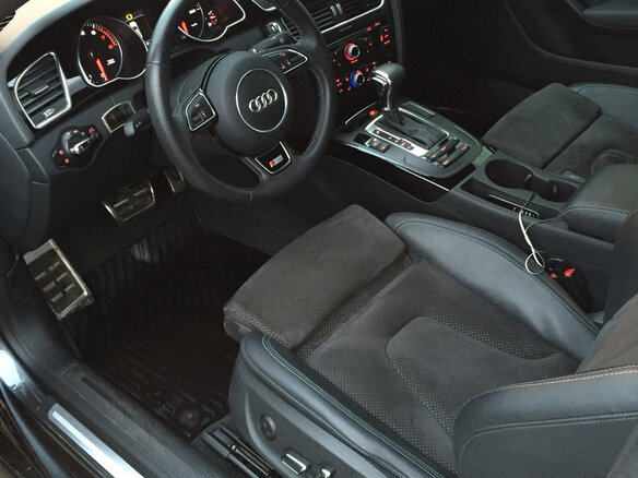 2014 Audi A5 I (8T) Рестайлинг, серый