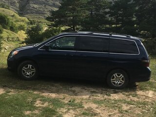 2005 Honda Odyssey III, синий, 800000 рублей, вид 2
