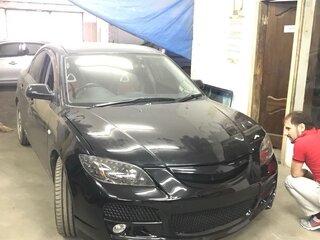 2005 Mazda Axela I, чёрный, 730000 рублей, вид 3