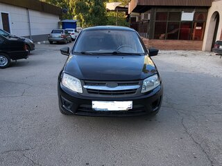 2015 Lada (ВАЗ) Granta I, чёрный, 330000 рублей, вид 3