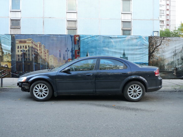 2002 Chrysler Sebring II, синий, 240000 рублей - вид 3