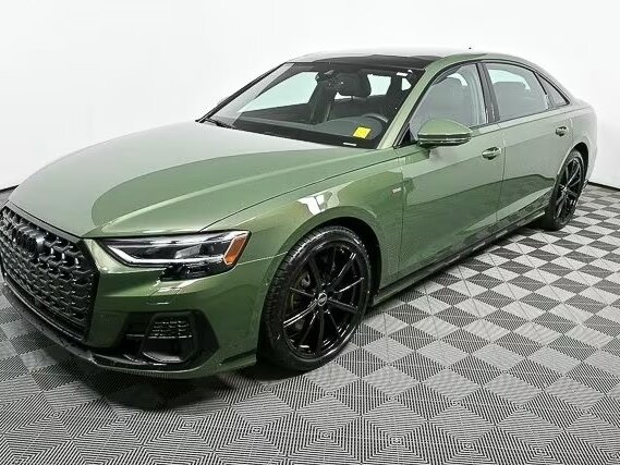 2024 Audi A8 Long 55 TFSI IV (D5) Рестайлинг, зелёный, 14477965 рублей