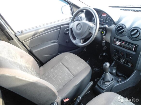 2013 Renault Logan I Рестайлинг, бежевый - вид 5