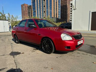 2007 Lada (ВАЗ) Priora I, красный, 490000 рублей, вид 2