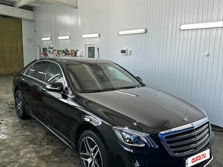 2019 Mercedes-Benz S-Класс 350 d Long VI (W222, C217) Рестайлинг, чёрный, 9100000 рублей, вид 3