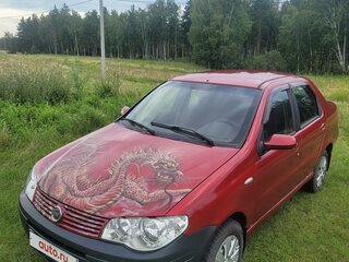2008 Fiat Albea I Рестайлинг, красный, 180000 рублей, вид 2