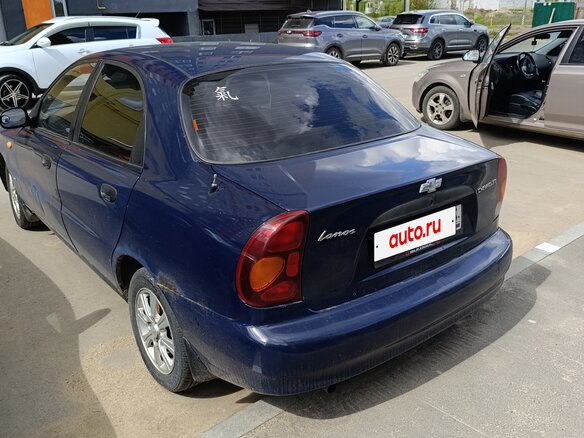 2008 Chevrolet Lanos I, синий, 180000 рублей - вид 4