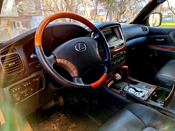 2005 Lexus LX 470 II Рестайлинг, чёрный, 2100000 рублей - вид 19