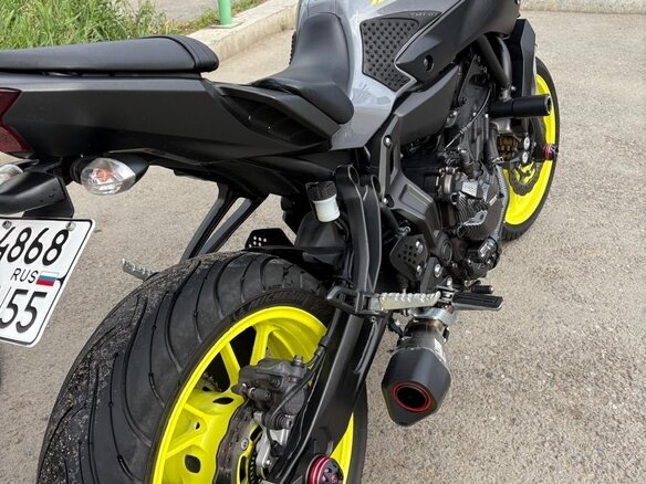 2017 Yamaha MT-07 (FZ-07), серый, 720000 рублей - вид 17