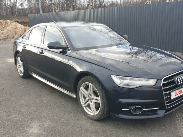 2016 Audi A6 IV (C7) Рестайлинг, чёрный, 2500000 рублей