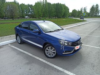 2020 Lada (ВАЗ) Vesta I, синий, 1100000 рублей, вид 1