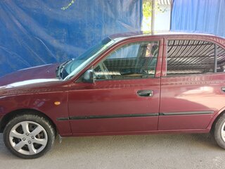 2007 Hyundai Accent ТагАЗ II, красный, 475000 рублей, вид 2