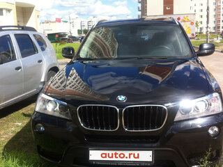 2013 BMW X3 20i xDrive II (F25), чёрный, 1500000 рублей, вид 2