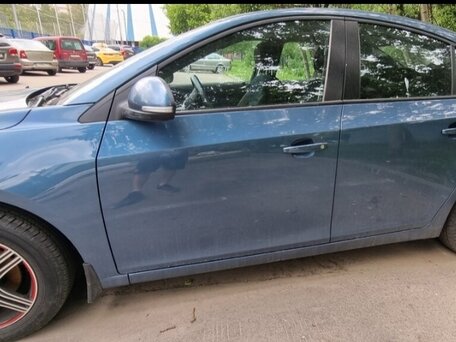 2014 Chevrolet Cruze I Рестайлинг, синий, 1100000 рублей, вид 2
