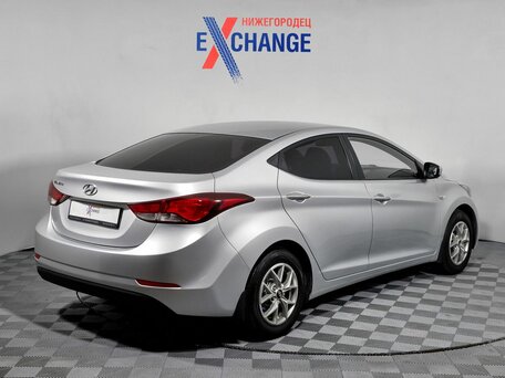 2015 Hyundai Elantra V (MD) Рестайлинг, серебристый, 949000 рублей, вид 5