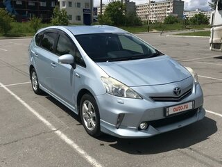 2012 Toyota Prius Alpha I (ZVW40/41), голубой, 1200000 рублей, вид 2