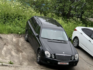 2007 Mercedes-Benz E-Класс 200 III (W211, S211) Рестайлинг, чёрный, 950000 рублей, вид 3